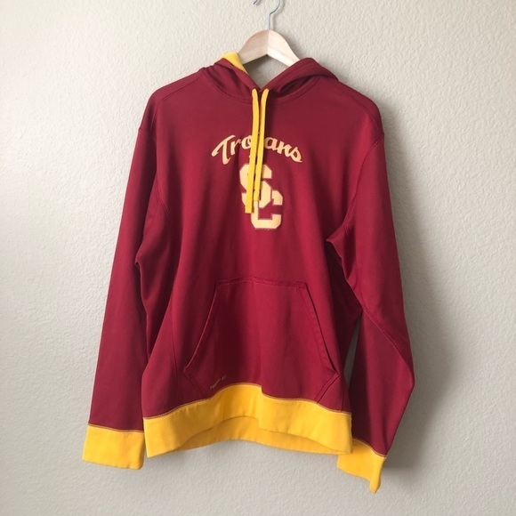 Nike USC Trojans Pull Over hooded sweatshirt - Picture 1 of 7